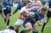 Alex Bradley makes a tackle