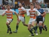 Tom Wheatcroft leads a break, supported by TJ Anderson