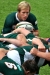 Stuart Commins feeds a scrum