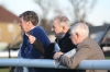 Fans keep a close eye on the actions