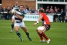 Ben Ward tries to find space
