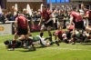 Alex Bradley crashes over for ETRFC's first try